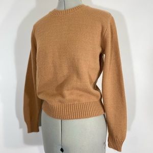 Vintage Pandora Crewneck Sweater Camel Tan Small Medium